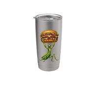 Comic Mantis Lifting Burger Strong Food Design Gobelet isotherme en acier inoxydable double paroi