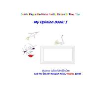 Comic Pages Do Make Pretty Colors In Fire, Too: My Opinion Book: Book I