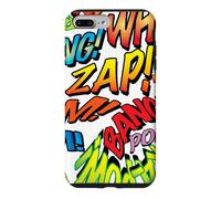 Comic Pop Art Design Moderne et Amusant Wham Zap Pow Coque pour iPhone 7 Plus/8 Plus