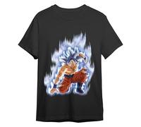 Comic Studio Dragon Ball Super T-Shirt | Licence Officielle | Goku Ultrainstinkt | Noir | XL Unisex
