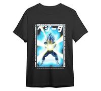 Comic Studio Dragon Ball Z Camiseta | Vegeta God Super, Sayan | | XL T-Shirt, Noir, Mixte