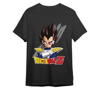 Comic Studio | Dragon Ball Z T-Shirt | Licence Officielle | Vegeta | Noir | L