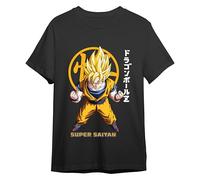 Comic Studio | Goku Super Sayan Dragon Ball Z T-Shirt | Licence Officielle | Unisexe | Gris | M