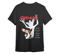 Comic Studio Gremlins T-Shirt | Licence Officielle | Gizmo | Noir, Unisex