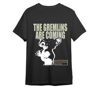 Comic Studio Gremlins T-Shirt | Licence Officielle | Gizmo Noirweiß | Noir, Unisex