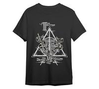 Comic Studio | Harry Potter T-Shirt | Licence Officielle | Les reliques de la Mort | Noir | M