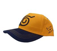 Comic Studio Naruto | Gorra De Beisbo | Villa Oculta De La Hoja | Naranja-Azul |Talla única Baseball Cap, Orange-Bleu, Taille Unique Unisex