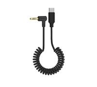 COMICA Câble adaptateur de microphone CVM-D-UC - Câble de sortie pour microphones - 3,5 mm TRS vers USB-C - Avec puce ADC