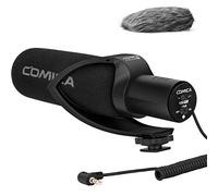 COMICA CVM-V30 Pro VideoMic, Microphone Canon Professionnel Super cardioïde directionnel, Condensateur Micro pour DSLR Caméra Canon/Sony/Nikon/Panasonic/Olympus, Smartphones pour Youtube TikTok(Noir)