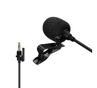 COMICA Microphone Lavalier Omnidirectionnel CVM-SM-O1 avec Prise TRS 3,5 mm, Compatible avec Appareil Photo Reflex numérique, BoomX-D, Sennheiser et Autre émetteur sans Fil (3,94 Pieds)