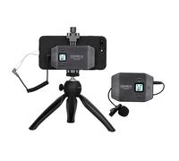 Comica UHF Microphone sans Fil Mini et Flexible 6 Canaux avec Poignée Ordinaire Détachable