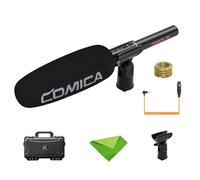 COMICA VP3 XLR Microphone à condensateur directionnel Super cardioïde pour Appareil Photo/caméscope, Micro Professionnel pour la création de Contenu, l'enregistrement vidéo, la réalisation de Films