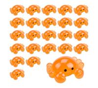 Comidox Lot de 24 mini crabes en résine phosphorescents pour travaux manuels, décoration d'animaux marins, paysages en mousse, projets de bricolage, décorations de bureau