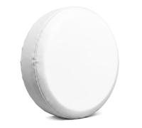 Comily Plus + 13Inch Couverture de Roue de Secours Universelle en PVC,22"-23.2"(55-58cm) en diamètre-Blanche