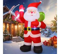 Comin Décoration de Noël Gonflable de 2,7 m avec LED intégrées pour décoration intérieure, Jardin, pelouse