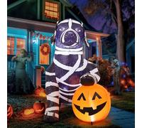COMIN Décorations gonflables d'Halloween avec LED intégrées pour décoration d'intérieur, jardin, pelouse - 1,2 m