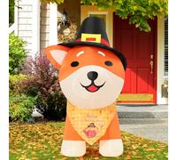 COMIN Écharpe gonflable de 1,2 m de haut avec LED intégrées, décoration de cour gonflable pour fête de fin d'année, intérieur ou extérieur, jardin, pelouse