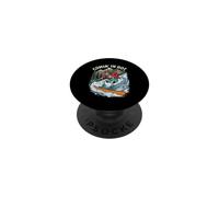 Comin' in Hot - Snowboarder Amateur de Snowboard PopSockets PopGrip Adhésif