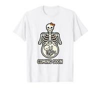 Coming Soon Halloween Grossesse Humour Maman Bébé on T-Shirt Graphique avec Valeur, Homme, Blanc, XL
