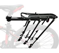 COMINGFIT Porte-vélo arrière réglable en alliage à dégagement rapide - Capacité de 120 kg - Convient pour les vélos de 61 cm, 66 cm, 69,8 cm, 73,7 cm