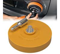Comioke Ø 88 mm Gomme Carrosserie, Roue de Gomme en Enlève avec 6 mm Adaptateur, pour Enlever Les Films et Autocollants pour Voiture