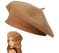 Comioke Béret Artiste, Francais Beret, Chapeau Béret, Bérets Français Classique, Berets avec Cachemire