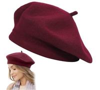 Comioke Béret Artiste, Francais Beret, Chapeau Béret, Bérets Français Classique, Berets avec Cachemire