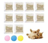 Comioke Herbe À Chat Seche, Herbe A Chat Séchée, Menthe, Cataire Naturelle, Kit Cataire, Menthe, 10g À Catnip, Jouet Balles