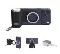 COMITOK MOCA - Poignée magnétique pour iPhone 17 - Compatible iOS 26 - avec télécommande Multifonction Amovible - Design Ergonomique - en Silicone PureTouch - pour Support de vlogging