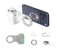 COMITOK Poignée de caméra pour téléphone MOCA ARCO pour l'enregistrement vidéo avec zone de repos pour le pouce conçue pour iPhone Pro Max, avec support de téléphone amélioré et télécommande