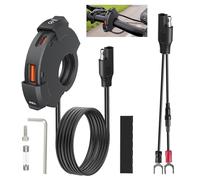 Comius Sharp Chargeur USB pour Moto, 12V 18W QC3.0 USB et 30W PD Type-C Prise, Chargeur de Téléphone pour Moto D'étanchéité IP65, pour Motos DC 12V-24V, Vélos de Plage, ATVs