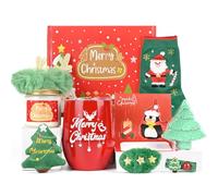 Comius Sharp Coffret Cadeau Femme Noël, Noël Cadeaux Tasse pour Femmes, Cadeau d'Anniversaire pour Femmes, Idee Cadeau pour Femmes Noël, Noël Tasse pour Femmes Maman Amie Sœur Collègues