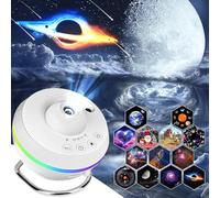 Comius Sharp LED Projecteur Ciel Etoile, 13 en 1 Disques de Film Galaxie avec 6 Couleurs Lampe Ambiance d'étoiles de Planétarium pour Enfants Adultes