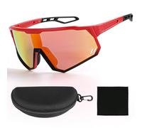 Comius Sharp Lunette Running Femme, Lunette de Vitesse, Lunettes de Cyclisme UV400 Enveloppantes, Légères, Coupe vent, pour VTT, Vélo Route, Sports de Plein Air, Monture Blanche, Verres Verts (D)