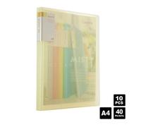 Comix A4 Display Book 40 Pockets 10-A416 (Yellow)