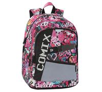 COMIX BRIGHT - Sac à Dos École pour Enfants et Adolescents, avec Grands Compartiments, Poche Frontale, Fermeture Éclair et Bretelles Réglables, 32 x 43H x 23 cm, 31 L