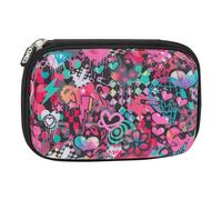 COMIX Bright - Trousse École, Trousse Maxi Zip pour Enfants et Adolescents, avec Set Papeterie Inclus, Couverture Métal Irisé, Rigide avec Maxi Logo et Tirette en Métal, 21 x 14,5H x 6,5 cm