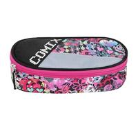 Comix Bright - Trousse Scolaire, Trousse Ovale pour Enfants et Adolescents, Idéale pour Ranger la Papeterie, avec Fermeture Éclair Pratique, Intérieur Organisé, 22 x 5H x 7 cm