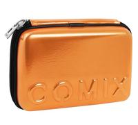 Comix Flash Trousse à Fermeture éclair avec kit à l'intérieur Poche zippée avec fenêtre en PVC Respirante, 36 Passants élastiques pour Organiser des stylos, Crayons, marqueurs, 21 x 6,5 x 14,5 cm -