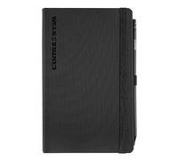 COMIX, Large Agenda 2026 hebdomadaire 12 mois, fermeture avec élastique et passant élastique pour crayon ou stylo, crayon COMIX inclus, double signet - 13 x 21 cm, noir Tenax