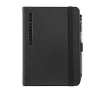 COMIX, Mignon Agenda 2026 Journalier 12 mois, fermeture avec élastique et passant élastique pour crayon ou stylo, crayon COMIX inclus, double signet - 9 x 12,5 cm, noir Tenax