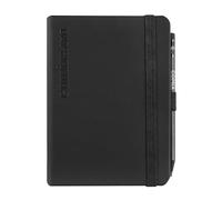 COMIX, Mignon Agenda 2026 Journalier 12 mois, fermeture avec élastique et passant élastique pour crayon ou stylo, crayon COMIX inclus, double signet - 9 x 12,5 cm, noir