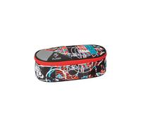 Comix Trousse école Ovale - avec intérieur organisé Fash - Shake Skate, Multicolore