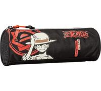 One Piece Comix Trousse Scolaire - Rond Anime, Noir, Noir, Casual