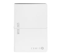 COMIX U, Medium - Agenda hebdomadaire 2025 12 mois, avec calendrier, planificateur, espace pour notes et notes - 11,8 x 18 cm, blanc