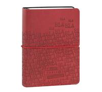 COMIX U YOURSELF Mini Agenda journalier 2025-2026 - Agenda de 16 mois avec couverture souple terrifiante, élastique et 448 pages, idéal pour l'école et l'université, 11 x 15,3 cm, rouge