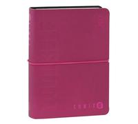 COMIX U YOURSELF Mini Agenda journalier 2026 - 2027 - Agenda 16 mois avec couverture souple et thermique, élastique et 448 pages, idéal pour l'école et l'université 11 x 15,3 cm, Magenta