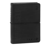 COMIX U YOURSELF Mini Agenda journalier 2026 - 2027 - Agenda 16 mois avec couverture souple terrifiante, élastique et 448 pages, idéal pour l'école et l'université 11 x 15,3 cm, noir