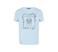 comma 2160829 T-Shirt, Bleu, 42 Femmes