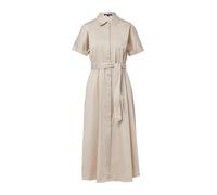 comma 2164412 Robe Chemisier avec Ceinture, Marron, 42 Femmes